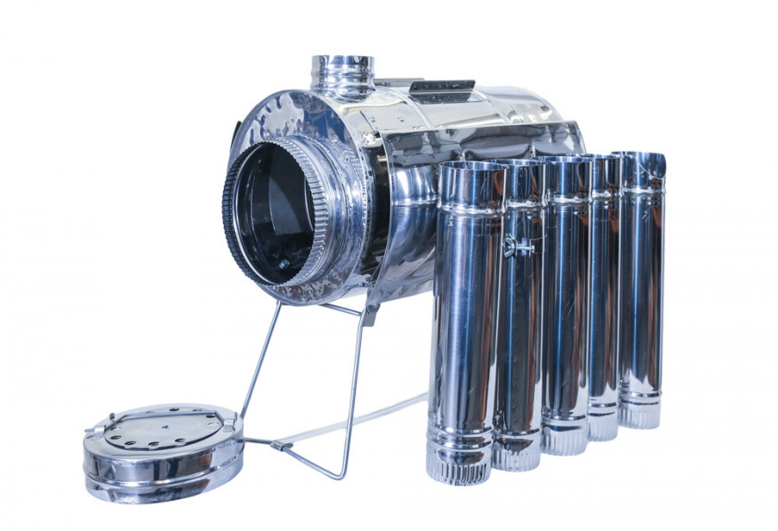 Печь походная Век Вепрь-1 с шарнирным экраном