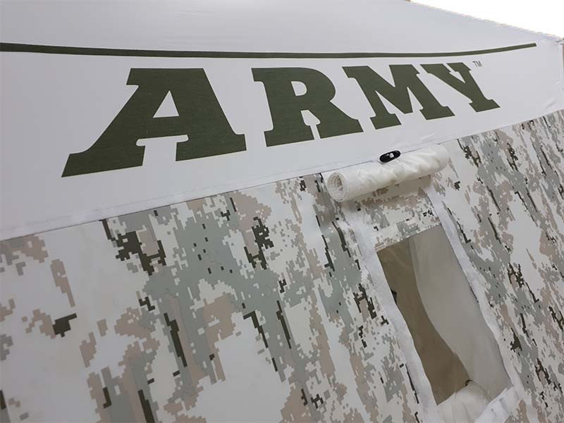 Зимняя палатка Призма Премиум 230 &amp;quot;Армеец&amp;quot;, алюминий (двухслойная)