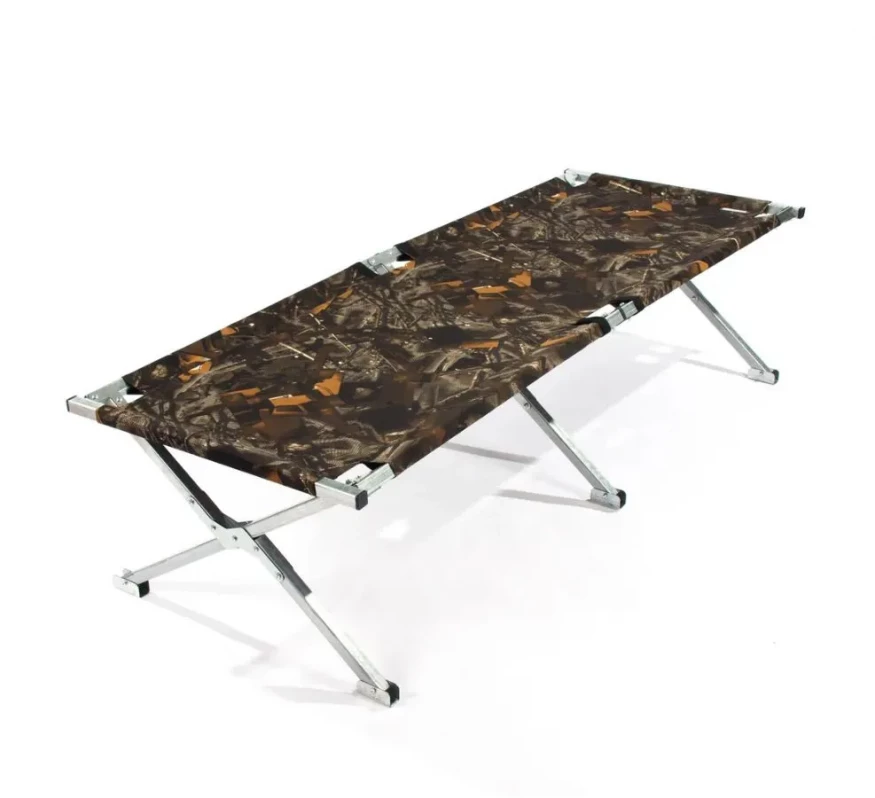 Раскладушка туристическая в чехле 2050х750х400 мм, оцинкованная сталь, Следопыт