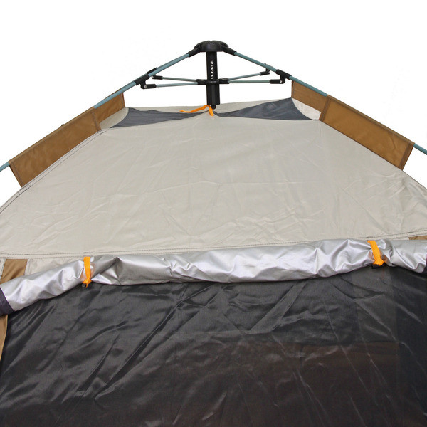 Палатка туристическая Печора-3 зонтичного типа, 240*240*155 см, бежевая