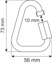 Соединительный элемент Delta 8 mm Quick Link Steel, CAMP