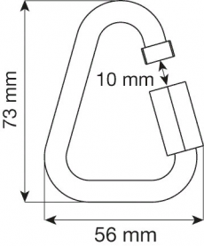 Соединительный элемент Delta 8 mm Quick Link Steel, CAMP