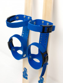 Детский лыжный комплект JUNIOR, 130 см, лыжи+крепления+палки