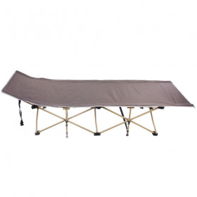 Раскладушка кемпинговая складная 188*66*45 см, серая