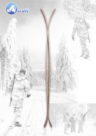 Лыжи Тайга, дерево-пластик, длина 175 см, ширина 150 мм