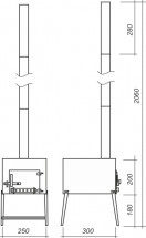 Печь походная из титана, Роза Ветров